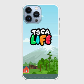 Чехол для iPhone 13 Pro Max с принтом TOCA BOCA WORLD LOGO ,  |  | digital toys | gamer | games | helicopter taxi | pets | toca boca | toca hair salon | toca kitchen | toca life | toca life city | toca life worl | toca tea party | video games | игры