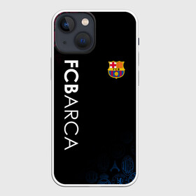 Чехол для iPhone 13 mini с принтом FC BARCA CHEMPION ,  |  | barca | barcelona | fc barca | барка | барселона