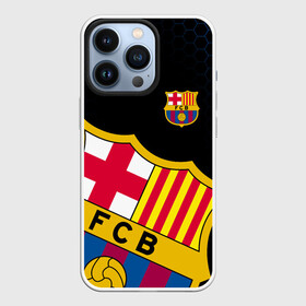 Чехол для iPhone 13 Pro с принтом FC BARCELONA LOGOBOMBING ФИРМЕННЫЕ ЦВЕТА ,  |  | barca | barcelona | fc barca | барка | барселона