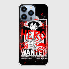 Чехол для iPhone 13 Pro с принтом One Piece: Разыскивается Манки Д Лаффи ,  |  | anime | hero | monkey d luffy | one piece | wanted | аниме | ванпис | манга | манки д лаффи | манки д луффи | соломенная шляпа