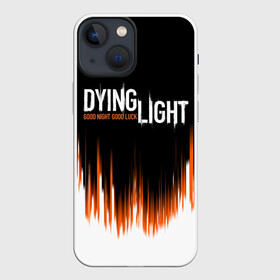 Чехол для iPhone 13 mini с принтом DYING LIGHT GOOD NIGHT AND GOOD LUCK ,  |  | Тематика изображения на принте: dying light | dying light 2 | monsters | zombie | даинг лайт | зомби | монстры | харан