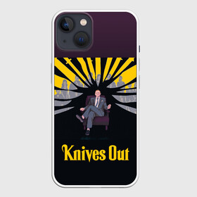 Чехол для iPhone 13 с принтом Достать ножи Knives out ,  |  | даниэл крейг | джеймс бонд | достать ножи | крейг | ножи | фильм про ножи