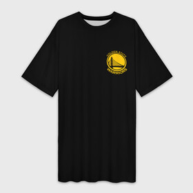 Платье-футболка 3D с принтом GOLDEN STATE WARRIORS BLACK STYLE ,  |  | golden state | golden state warriors | gsw | nba | usa | америка | голден стэйт уорриорз | гсв | нба | сша