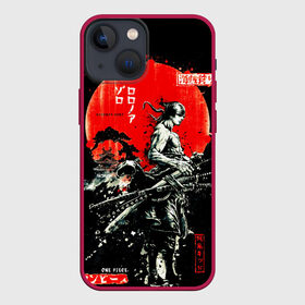 Чехол для iPhone 13 mini с принтом Ван пис зоро самурай на черном фоне ,  |  | anime | luffi | lufi | manga | one piece | samurai | wano kuni | zoro | большой куш | ванпис | вон пис | зоро | корабль | луфи | луффи | манга | манки д луффи | ниндзя | пират | путь война | ророноа | самурай | семь самураев | токио