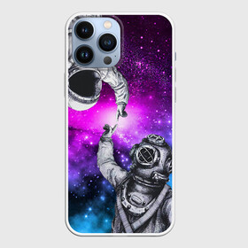 Чехол для iPhone 13 Pro Max с принтом Космонавт и Водолаз Сотворение ,  |  | astronaut | cosmos | diver | elon musk | nasa | planet | space | spacex | star | universe | water | абстракция | астронавт | вода | водолаз | вселенная | галактика | дайвер | звезда | илон маск | космонавт | космос | микеланджело | наса