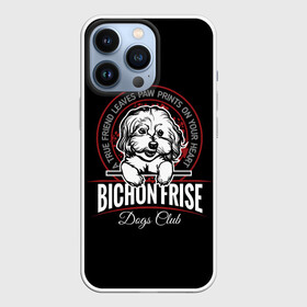 Чехол для iPhone 13 Pro с принтом Бишон Фризе (Bichon Frize) ,  |  | Тематика изображения на принте: animal | bichon frize | bolognese | dog | french lapdog | lapdog | maltese | poodle | бишон фризе | болонка | болоньез | друг человека | живот | кинолог | кудрявая болонка | мальтезе | пёс | порода собак | пудель | собака