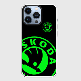 Чехол для iPhone 13 Pro с принтом SKODA GREEN LOGO BLACK STYLE ,  |  | auto sport | autosport | octavia | rapid | rs | skoda | superb | vag | volkswagen | vrs | vw | yeti | авто | авто спорт | автомобиль | автоспорт | ам | ваг | вагавод | ети | карбон | машина | октавия | рапид | суперб | шкода | шкодавод