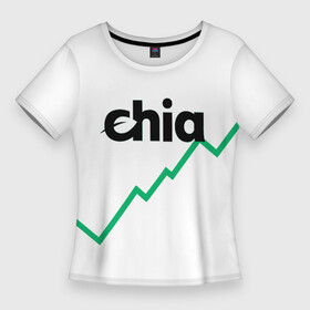 Женская футболка 3D Slim с принтом Криптовалюта Чиа ,  |  | 2021 | 2022 | bitcoin | btc | chia | chia network | dogecoin | ethereum | ssd | xch | биткоин | в топе | в тренде | жёсткие диски | крипта | криптовалюта | майнинг | чиа