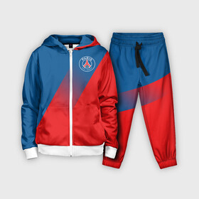 Детский костюм 3D с принтом PSG GRADIENT SPORT UNIFORM ,  |  | paris saint germain | psg | saint | sport | париж | псг | псж | спорт | футбол