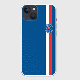 Чехол для iPhone 13 с принтом PSG SPORT STRIPES UNIFORM ,  |  | paris saint germain | psg | saint | sport | париж | псг | псж | спорт | футбол