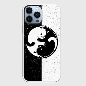 Чехол для iPhone 13 Pro Max с принтом YIN YANG CATS   ИНЬ ЯНЬ КОТИКИ В ЗВЁЗДНОМ НЕБЕ ,  |  | anime | cat | cats | galaxy | kitten | love | philosophy | space | yang | yin | yoga | аниме | галактика | инь | йога | космос | кот | котенок | котик | котики | коты | любовь | противоположность | сердце | философия | ян