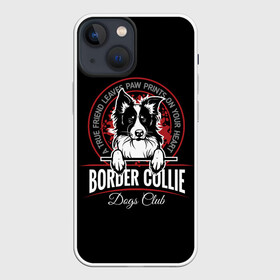 Чехол для iPhone 13 mini с принтом Бордер Колли (Border Collie) ,  |  | animal | border collie | dog | бордер колли | год собаки | друг человека | животное | зверь | ищейка | кинолог | кость | овчарка | пастушья собака | пёс | порода собак | собака бордер колли | собаковод