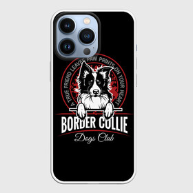 Чехол для iPhone 13 Pro с принтом Бордер Колли (Border Collie) ,  |  | animal | border collie | dog | бордер колли | год собаки | друг человека | животное | зверь | ищейка | кинолог | кость | овчарка | пастушья собака | пёс | порода собак | собака бордер колли | собаковод