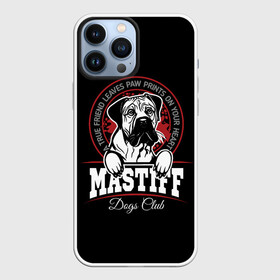 Чехол для iPhone 13 Pro Max с принтом Мастиф (Mastiff) ,  |  | Тематика изображения на принте: animal | cane corso | dog | fighting dog | mastiff | бойцовская собака | год собаки | дог | друг человека | животное | зверь | кане корсо | кинолог | мастиф | пёс | порода собак | собака мастиф | собаковод | четвероногий