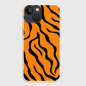 Чехол для iPhone 13 mini с принтом ТИГРИННЫЕ ПОЛОСЫ ,  |  | 2022 | в топе | в тренде | полосы | принт тигр | символ года | тигр