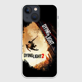 Чехол для iPhone 13 mini с принтом DYING LIGHT 2 NEW WORLD ,  |  | apocalypsis | dying light | dying light 2 | dying light the following | haran | horror | kyle craig | monsters | survivor | zombie | апокалипсис | выживалка | даинг лайт | зомби | кайл крейн | монстры | харан