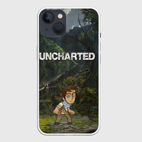 Чехол для iPhone 13 с принтом Uncharted | На картах не значится ,  |  | drakes fortune святилище | nathan drake uncharted | uncharted джунгли | анчартед дрейк | натан дрейк | натан дрейк в джунглях | охотник за сокровищами дрейк