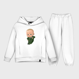 Детский костюм хлопок Oversize с принтом Baby Boss ,  |  | baby | babycorp | boss | большой | босс | дети | дитя | малыш | младенец | молокососс | ребенок