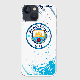 Чехол для iPhone 13 mini с принтом Manchester City   Футбольный клуб. ,  |  | fc | football | football club | manchester city | sport | манчестер сити | спорт | спортивные | униформа | фирменные цвета | фк | футбол | футбольный клуб