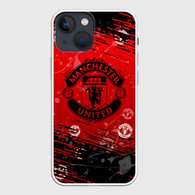 Чехол для iPhone 13 mini с принтом Manchester United: Возвращения Ronaldo. ,  |  | fc | fcmu | football | football club | manchester united | red devils | sport | красные дьяволы | манчестер юнайтед | спорт | фк | фкмю | футбол | футбольный клуб