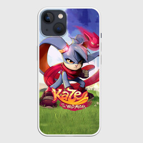 Чехол для iPhone 13 с принтом Kaze and the Wild Masks ,  |  | kaze | kaze and the wild masks | заяц | игра | кадзе | кадзе и дикие маски | кази | кролик