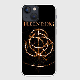 Чехол для iPhone 13 mini с принтом Elden Ring (Великие руны) ,  |  | Тематика изображения на принте: action rpg | elden ring | lands between | souls | tarnished | великие руны | джордж мартин | древнее кольцо | игра | миядзаки | потускневший | фэнтези