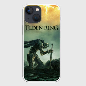 Чехол для iPhone 13 mini с принтом Elden Ring   Потускневший ,  |  | action rpg | elden ring | lands between | souls | tarnished | великие руны | джордж мартин | древнее кольцо | игра | миядзаки | потускневший | фэнтези