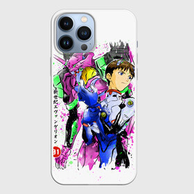 Чехол для iPhone 13 Pro Max с принтом Евангелион: EVA 01 ,  |  | anime | eva 01 | neon genesis evangelion | nerv | ева 01 | евангелион | мангa | меха | робот | синдзи икарианиме