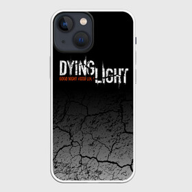 Чехол для iPhone 13 mini с принтом DYING LIGHT РАЗЛОМЫ   ТРЕЩИНЫ ,  |  | apocalypsis | dying light | dying light 2 | dying light the following | haran | horror | kyle craig | monsters | survivor | zombie | апокалипсис | выживалка | даинг лайт | зомби | кайл крейн | монстры | харан
