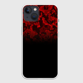 Чехол для iPhone 13 с принтом BLACK RED CAMO | RED MILLITARY ,  |  | abstract | camo | camouflage | geometry | geometry stripes | military | texture | абстракция | геометрические полосы | геометрия | камо | камуфляж | милитари | текстура