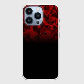 Чехол для iPhone 13 Pro с принтом BLACK RED CAMO | RED MILLITARY ,  |  | Тематика изображения на принте: abstract | camo | camouflage | geometry | geometry stripes | military | texture | абстракция | геометрические полосы | геометрия | камо | камуфляж | милитари | текстура