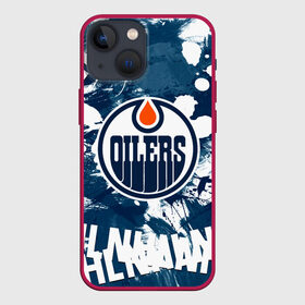 Чехол для iPhone 13 mini с принтом Эдмонтон Ойлерз | Edmonton Oilers ,  |  | edmonton | edmonton oilers | hockey | nhl | oilers | usa | нхл | ойлерз | спорт | сша | хоккей | шайба | эдмонтон | эдмонтон ойлерз