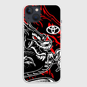 Чехол для iPhone 13 с принтом TOYOTA DRAGON   ТОЙОТА ДРАКОН ,  |  | camry | corolla | dragon | race | sport | toyota | авто | автомобиль | дракон | камри | корола | спорт | тойота