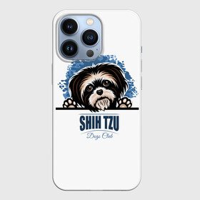 Чехол для iPhone 13 Pro с принтом Ши Тцу (Shih Tzu) ,  |  | Тематика изображения на принте: animal | dog | год собаки | друг человека | животное | зверь | кинолог | красавица | милашка | пёс | пёсик | порода собак | собака | собака лев | собака ши тцу | собаковод | собачка хризантема | четвероногий