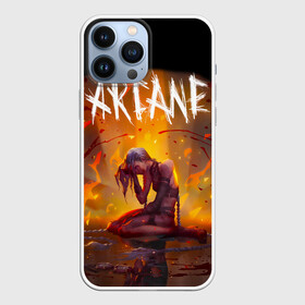 Чехол для iPhone 13 Pro Max с принтом Аркейн лига легенд пламя  сериал ,  |  | arcane | arkane | jinx | league of legends | lol | netflix | джинкс | игра | лига легенд | лол | нетфликс