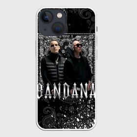 Чехол для iPhone 13 mini с принтом BANDANA 1 ,  |  | bandana | bbt | big baby tape | kizaru | rap | trap | бандана | ббт | биг бейби тейп | кизару | реп | треп
