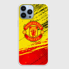 Чехол для iPhone 13 Pro Max с принтом Manchester United Футбольный клуб. ,  |  | Тематика изображения на принте: fc | fcmu | football | football club | manchester united | red devils | sport | красные дьяволы | манчестер юнайтед | фк | фкмю | футбол | футбольный клуб