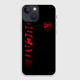 Чехол для iPhone 13 mini с принтом DUCATI BLACK RED LINE ,  |  | ducati | italy | moto | motocycle | racing | sport | дукати | италия | мото | мотоспорт | мотоцикл | рейсинг | спорт