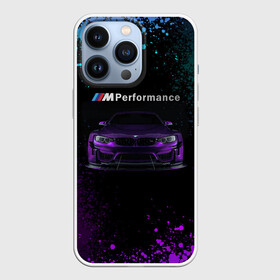 Чехол для iPhone 13 Pro с принтом BMW M4 | PERFORMANCE ,  |  | auto | auto sport | autosport | bmw | bmw performance | m | mka | performance | авто спорт | автомобиль | автоспорт | ам | бмв | бэха | машина | мка