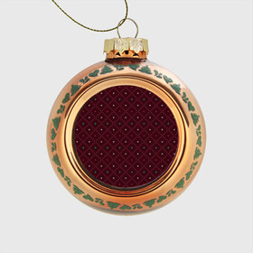 Стеклянный ёлочный шар с принтом Knitted Texture , Стекло | Диаметр: 80 мм | background | knitted pattern | pattern | texture | вязаный узор | текстура | узор | фон