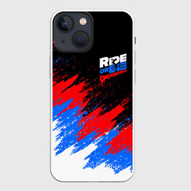 Чехол для iPhone 13 mini с принтом RIDE OR DIE RUSSIA EXTREME ,  |  | bike | colors | cycle | paints | patriot | ride of die | russia | брызги красок | вело | велосипед | велострана | катай или умри | патриотизм | россия