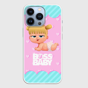 Чехол для iPhone 13 Pro с принтом Baby boss girl ,  |  | Тематика изображения на принте: baby | boss | boss baby | босс | босс молокосос | маленький босс | малыш | мальчик | молокосос | ребенок