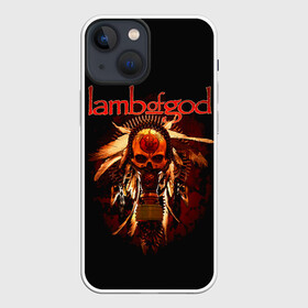 Чехол для iPhone 13 mini с принтом Череп в противогазе LOG ,  |  | alternative | lamb of god | log | metall | music | rock | альтернатива | ламб оф гад | ламб оф год | металл | музыка | рок