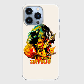 Чехол для iPhone 13 Pro с принтом Группа Led Zeppelin арт ,  |  | Тематика изображения на принте: led | led zep | led zeppelin | ledzep | lz | zoso | джимми пейдж | джон генри бонэм | джон пол джонс | зосо | лед зепелен | лед зеппелин | ледзепелен | ледзеппелин | роберт плант | рок группа