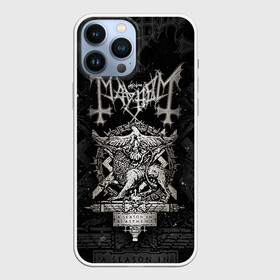 Чехол для iPhone 13 Pro Max с принтом MAYHEM   A Season In Blasphemy ,  |  | a season in blasphemy | black metal | mayhem | блэкметал | группа | мейхем | метал | рок