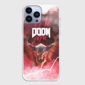 Чехол для iPhone 13 Pro Max с принтом DOOM VFR (VR) | FAN GAME ,  |  | Тематика изображения на принте: demons | devil | doom | doom eternal | doom slayer | doom vfr | doom vr | hell | poster | vfr | vr | ад | вфр | дум | игра | игры | постер | стрелялка | шлем реальности | шутер