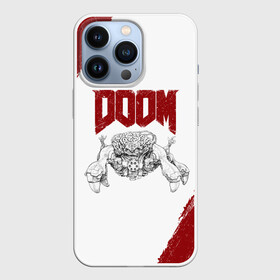 Чехол для iPhone 13 Pro с принтом Владычица пауков | Doom ,  |  | doom | doom eternal | doom slayer | monster | владычица пауков | дум | кибер монстер | кибермонстер | монстер