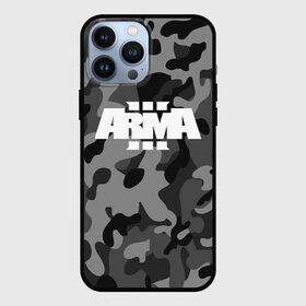 Чехол для iPhone 13 Pro Max с принтом ARMA 3 | АРМА 3 | МИЛИТАРИ ,  |  | Тематика изображения на принте: arma | arma 3 | arma3 | game | logo | military | war | арма 3 | арма3 | война | игра | игры | лого | логотип | милитари | хаки | шутер