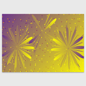 Поздравительная открытка с принтом Новогодний салют(фейерверк) , 100% бумага | плотность бумаги 280 г/м2, матовая, на обратной стороне линовка и место для марки
 | абстракция | конфети | новый год | салют | фейерверк
