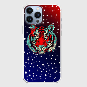 Чехол для iPhone 13 Pro Max с принтом Новогодняя голова тигра ,  |  | 2022 | 22 | christmas | claus | deer | frost | immortal | new | santa | second | snow | spruce | team | three | tiger | tree | twenty | winter | year | второй | год | года | голова | двадать | дед | елка | ель | зима | клаус | мороз | нового